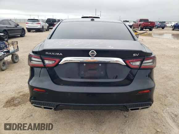 2021 Nissan Maxima SV with VIN 1N4AA6CV7MC514093, listed as a Copart auction lot 53454705 with 99,428 mi miles and Salvage title. Bid and sale history available at DreamBid. Image 6.