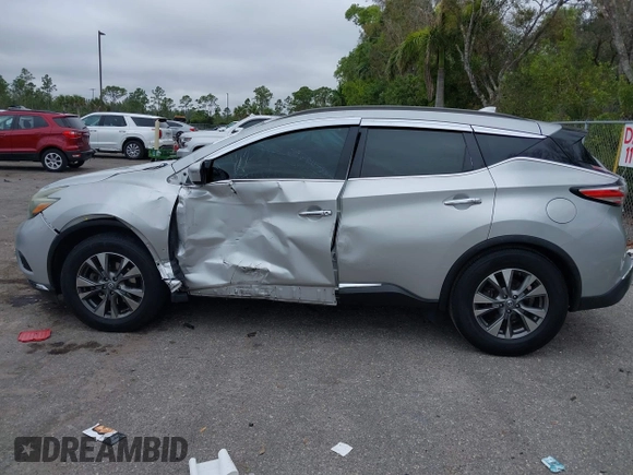 2018 Nissan Murano SV with VIN 5N1AZ2MGXJN138318, listed as a IAAI auction lot 41332561 with 104,067 mi miles and . Bid and sale history available at DreamBid. Image 14.