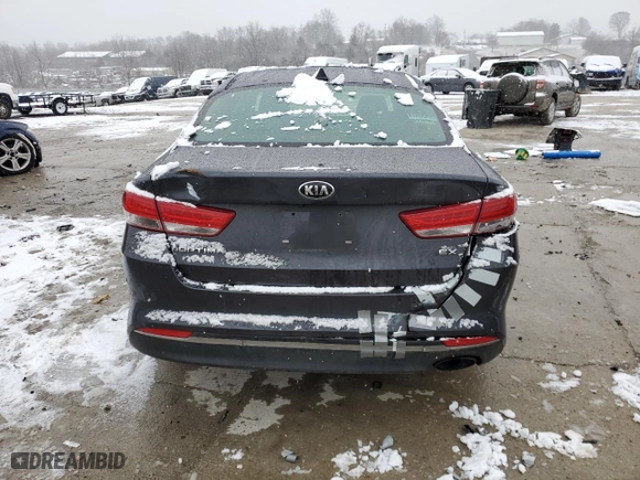 2017 Kia Optima EX with VIN 5XXGU4L34HG149747, listed as a Copart auction lot 44791345 with 48,062 mi miles and Salvage Title. Bid and sale history available at carsss.com. Image 6.