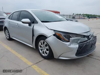 2023 Toyota Corolla LE with VIN 5YFB4MDE5PP077487, listed as a IAAI auction lot 41787681 with 19,831 mi miles. Bid and sale history available at carsss.com. Image 1.