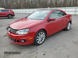 2012 Volkswagen Eos Komfort with VIN WVWBW7AH0CV006487, listed as a Copart auction lot 45346295 with 84,537 mi miles and Salvage Title. Bid and sale history available at DreamBid. Image 1.