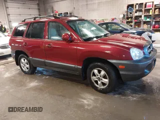 2005 Hyundai Santa Fe GLS with VIN KM8SC13D45U968781, listed as a IAAI auction lot 41736801 with 182,976 mi miles. Bid and sale history available at carsss.com. Image 1.