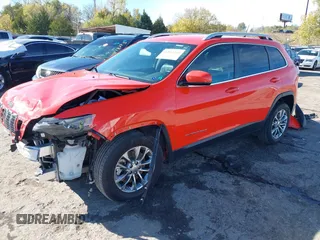 2021 Jeep Cherokee Latitude Lux with VIN 1C4PJLMX0MD177280, listed as a IAAI auction lot 40813210 with 79,318 mi miles. Bid and sale history available at carsss.com. Image 2.