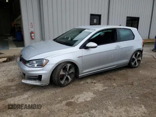 2016 Volkswagen Golf GTI S with VIN 3VWYT7AU3GM065949, listed as a Copart auction lot 45486335 with 128,708 mi miles and Salvage Title. Bid and sale history available at carsss.com. Image 1.
