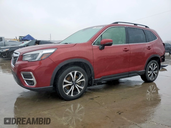 2021 Subaru Forester Limited with VIN JF2SKAUC5MH589228, listed as a Copart auction lot 43605685 with 24,928 mi miles and Salvage Title. Bid and sale history available at carsss.com. Image 1.