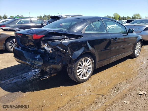 2007 Volvo C70 with VIN YV1MC68247J017786, listed as a Copart auction lot 42691265 with 164,691 mi miles and Salvage Title. Bid and sale history available at carsss.com. Image 3.