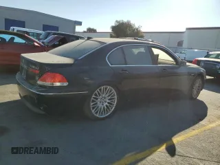 2003 BMW 7 Series 745Li with VIN WBAGN63453DR13798, listed as a Copart auction lot 73981844 with 156,080 mi miles and Clean Title. Bid and sale history available at carsss.com. Image 3.