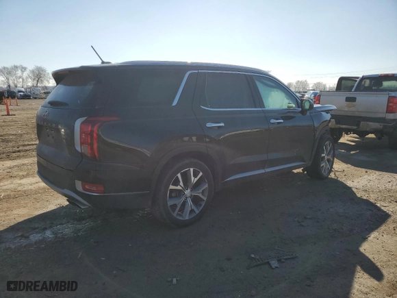 2020 Hyundai Palisade SEL with VIN KM8R44HEXLU134459, listed as a Copart auction lot 46905765 with 60,712 mi miles and Salvage Title. Bid and sale history available at carsss.com. Image 3.