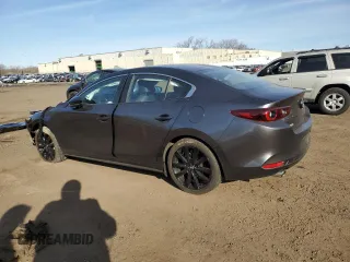 2025 Mazda 3 S Select Sport with VIN JM1BPABM2S1756758, listed as a Copart auction lot 48673115 with 4,146 mi miles and Salvage Title. Bid and sale history available at DreamBid. Image 2.