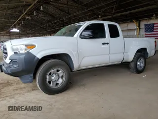 2018 Toyota Tacoma SR with VIN 5TFRX5GN7JX104852, listed as a Copart auction lot 53123385 with 82,006 mi miles and Salvage Title. Bid and sale history available at DreamBid. Image 1.