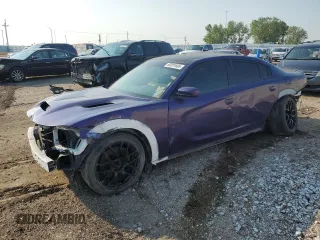 2018 Dodge Charger R/T z VIN 2C3CDXCT7JH205896, wystawiony jako Copart lot #60281695 z przebiegiem 79 787 mil mil oraz Szkoda całkowita • Salvage title. Historia ofert i sprzedaży dostępna na DreamBid. Obrazek 1.