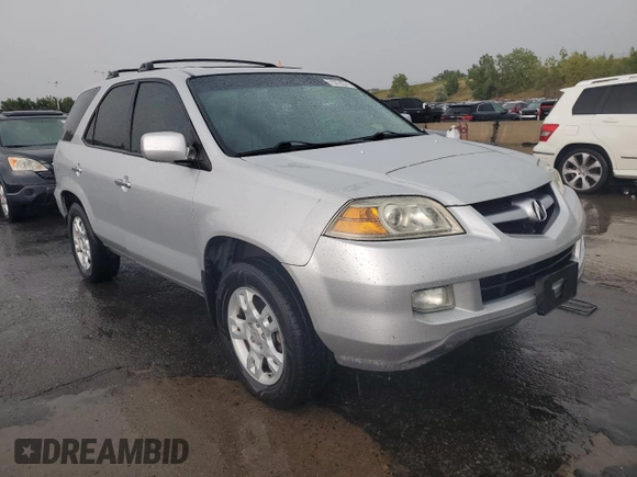 2006 Acura MDX Touring w/Navi with VIN 2HNYD18826H542660, listed as a Copart auction lot 70378314 with 207,560 mi miles and Salvage Title. Bid and sale history available at carsss.com. Image 4.