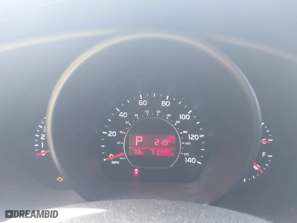 2016 Kia Soul with VIN KNDJN2A29G7820452, listed as a IAAI auction lot 42100654 with 71,090 mi miles. Bid and sale history available at carsss.com. Image 7.