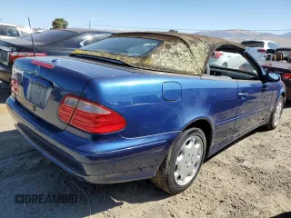 2003 Mercedes-Benz CLK 320 with VIN WDBLK65G43T140067, listed as a Copart auction lot 66206574 with 160,827 mi miles and Clean Title. Bid and sale history available at carsss.com. Image 3.