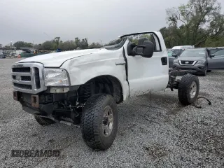 2006 Ford F-250 XL with VIN 1FTSF21P86EC13434, listed as a Copart auction lot 46517035 with 179,370 mi miles and Salvage title. Bid and sale history available at DreamBid. Image 1.