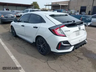 2021 Honda Civic Hatchback Sport with VIN SHHFK7H46MU414023, listed as a IAAI auction lot 41840792 with 96,324 mi miles. Bid and sale history available at carsss.com. Image 3.