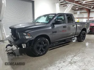 2019 Ram 1500 Tradesman z VIN 1C6RR7FG3KS502834, wystawiony jako Copart lot #57298855 z przebiegiem 143 217 mil mil oraz Szkoda całkowita • Salvage title. Historia ofert i sprzedaży dostępna na DreamBid. Obrazek 1.