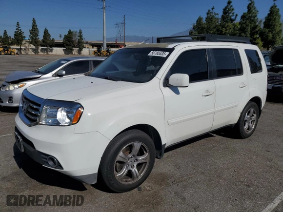 2013 Honda Pilot EX-L with VIN 5FNYF3H6XDB021280, listed as a Copart auction lot 56785535 with 256,649 mi miles and Salvage title. Bid and sale history available at DreamBid. Image 1.