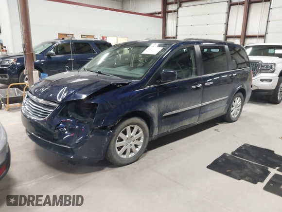 2016 Chrysler Town & Country Touring with VIN 2C4RC1BG2GR305711, listed as a IAAI auction lot 41984947 with 206,360 mi miles. Bid and sale history available at carsss.com. Image 17.