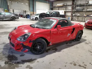 2002 Toyota MR2 z VIN JTDFR320320041854, wystawiony jako Copart lot #82822754 z przebiegiem 129 450 mil mil oraz Szkoda całkowita • Salvage title. Historia ofert i sprzedaży dostępna na DreamBid. Obrazek 1.