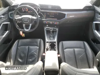 2020 Audi Q3 S line Prestige with VIN WA1FECF34L1106071, listed as a Copart auction lot 55766115 with 136,041 mi miles and Salvage title. Bid and sale history available at DreamBid. Image 8.