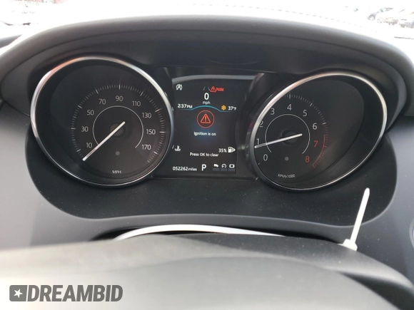 2020 Jaguar E-Pace z VIN SADFK2FX4L1005872, wystawiony jako Copart lot #44300465 z przebiegiem 52 262 mil mil oraz Szkoda całkowita • Salvage title. Historia ofert i sprzedaży dostępna na DreamBid. Obrazek 9.