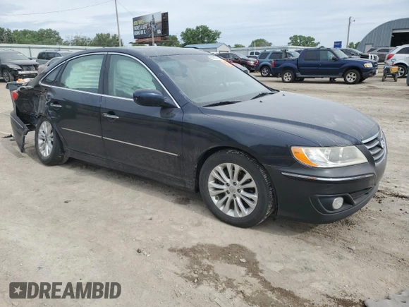 2011 Hyundai Azera GLS with VIN KMHFC4DD0BA533321, listed as a Copart auction lot 55965045 with 109,559 mi miles and Salvage title. Bid and sale history available at DreamBid. Image 4.
