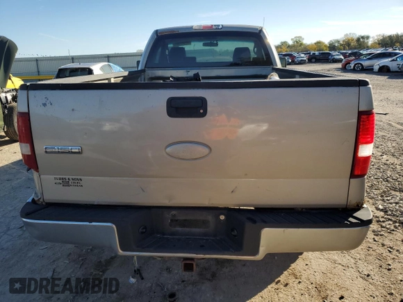 2007 Ford F-150 XL with VIN 1FTRF14V47KC19429, listed as a Copart auction lot 80147594 with 101,749 mi miles and Salvage title. Bid and sale history available at DreamBid. Image 6.