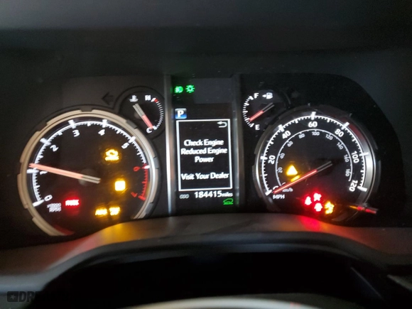 2020 Toyota 4Runner SR5 with VIN JTEBU5JRXL5797867, listed as a Copart auction lot 89103325 with 184,415 mi miles and Salvage Title. Bid and sale history available at carsss.com. Image 9.