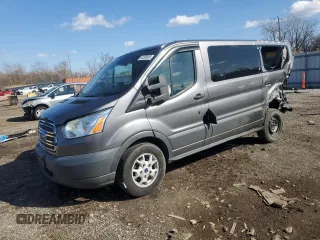 2015 Ford Transit with VIN 1FDYK1YG3FKA40702, listed as a Copart auction lot 50398865 with 300,760 mi miles and Salvage Title. Bid and sale history available at DreamBid. Image 1.