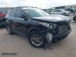 2018 Hyundai Santa Fe Sport 2.4L with VIN 5XYZU3LB5JG523357, listed as a IAAI auction lot 41733584 with NaN miles. Bid and sale history available at carsss.com. Image 1.