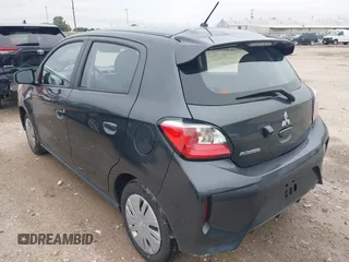 2024 Mitsubishi Mirage ES z VIN ML32AUHJ7RH032259, wystawiony jako IAAI lot #42431427 z przebiegiem 8 096 mil mil oraz . Historia ofert i sprzedaży dostępna na DreamBid. Obrazek 3.