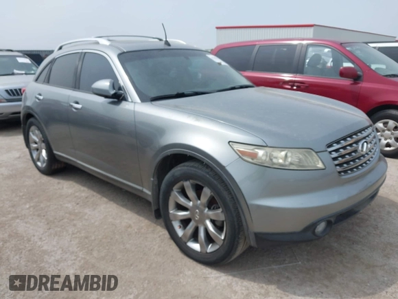 2004 Infiniti FX35 with VIN JNRAS08U74X108814, listed as a IAAI auction lot 41945071 with 203,682 mi miles. Bid and sale history available at carsss.com. Image 6.
