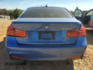 2014 BMW 3 Series 335i with VIN WBA3A9C51EF477933, listed as a Copart auction lot 80443554 with 53,927 mi miles and Salvage Title. Bid and sale history available at carsss.com. Image 6.