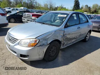 2008 Kia Spectra EX z VIN KNAFE122X85556621, wystawiony jako Copart lot #53577495 z przebiegiem 164 725 mil mil oraz Szkoda całkowita • Salvage title. Historia ofert i sprzedaży dostępna na DreamBid. Obrazek 1.