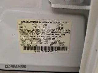 2008 Nissan Altima 2.5 SL with VIN 1N4AL21E48N560576, listed as a Copart auction lot 83555264 with 113,349 mi miles and Salvage Title. Bid and sale history available at carsss.com. Image 12.