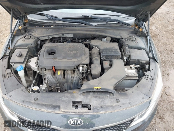 2016 Kia Optima LX with VIN KNAGT4L37G5070799, listed as a IAAI auction lot 41963239 with 116,308 mi miles. Bid and sale history available at carsss.com. Image 10.