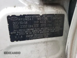 2005 Hyundai Sonata GLS with VIN KMHWF35H95A192847, listed as a Copart auction lot 70789014 with 175,615 mi miles and Salvage Title. Bid and sale history available at carsss.com. Image 14.