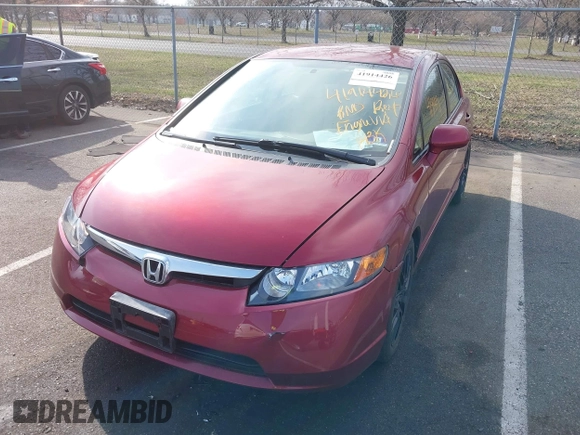 2007 Honda Civic Sdn LX with VIN 2HGFA16567H507833, listed as a IAAI auction lot 41914426 with 143,686 mi miles. Bid and sale history available at carsss.com. Image 12.