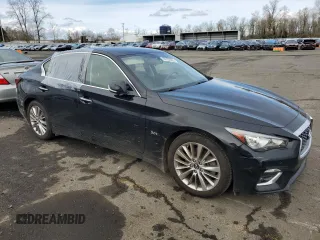 2018 Infiniti Q50 3.0t LUXE with VIN JN1EV7AR3JM444404, listed as a Copart auction lot 48732565 with 42,118 mi miles and Salvage Title. Bid and sale history available at carsss.com. Image 4.