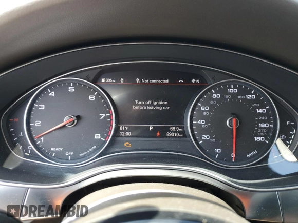 2016 Audi A6 2.0T Premium with VIN WAUFFAFC0GN118737, listed as a Copart auction lot 50793115 with 89,010 mi miles and Salvage Title. Bid and sale history available at carsss.com. Image 9.