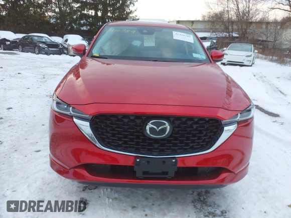 2025 Mazda CX-5 2.5 S Preferred Package with VIN JM3KFBCLXS0585270, listed as a IAAI auction lot 41410789 with 162 mi miles. Bid and sale history available at carsss.com. Image 12.