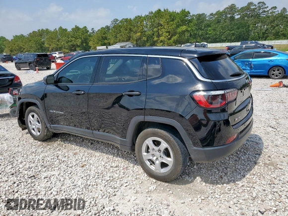 2022 Jeep Compass Sport with VIN 3C4NJCAB9NT139431, listed as a Copart auction lot 57057945 with 50,472 mi miles and Salvage title. Bid and sale history available at DreamBid. Image 2.