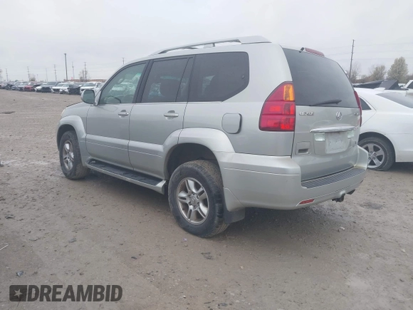 2003 Lexus GX 470 with VIN JTJBT20X030022624, listed as a IAAI auction lot 42001140 with 231,859 mi miles and . Bid and sale history available at carsss.com. Image 3.
