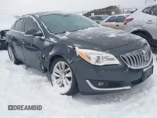2015 Buick Regal Premium I with VIN 2G4GN5EX5F9144561, listed as a IAAI auction lot 41284062 with 120,657 mi miles. Bid and sale history available at carsss.com. Image 1.