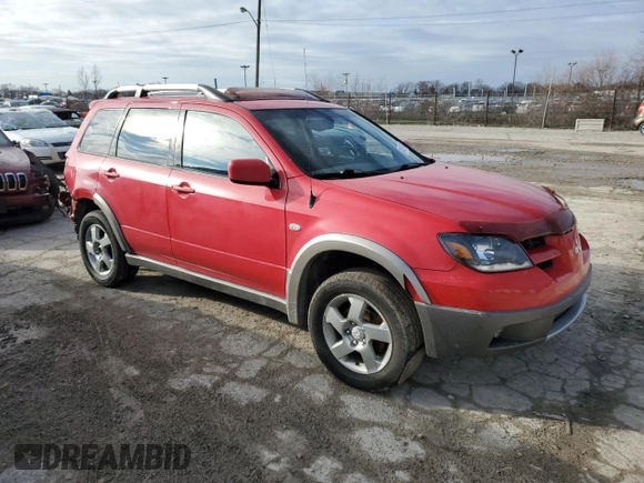 2003 Mitsubishi Outlander XLS with VIN JA4LZ41GX3U023248, listed as a Copart auction lot 84107584 with 121,373 mi miles and Salvage Title. Bid and sale history available at carsss.com. Image 4.