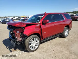 2023 Chevrolet Tahoe High Country with VIN 1GNSKTKL2PR201147, listed as a Copart auction lot 41833955 with 0 mi miles and Salvage Title. Bid and sale history available at carsss.com. Image 1.