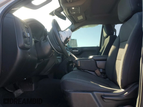 2021 Chevrolet Silverado 1500 Custom with VIN 1GCRWBEK3MZ350607, listed as a Copart auction lot 82812734 with 60,849 mi miles and Non Repairable. Bid and sale history available at DreamBid. Image 7.