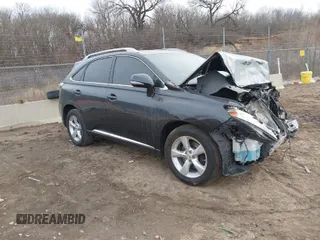 2010 Lexus RX 350 with VIN 2T2BK1BA8AC080293, listed as a IAAI auction lot 41465208 with 1 mi miles. Bid and sale history available at carsss.com. Image 1.