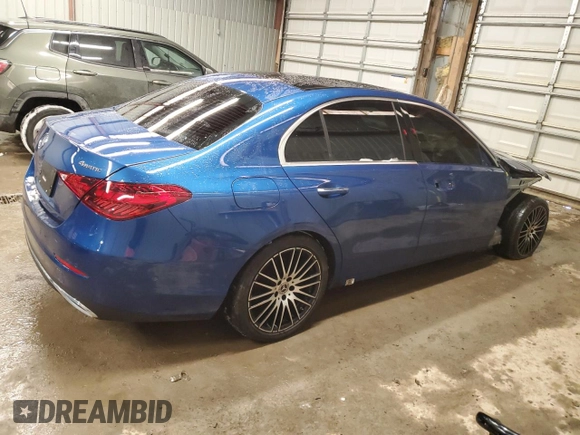 2024 Mercedes-Benz C 300 with VIN W1KAF4HBXRR158103, listed as a Copart auction lot 45089885 with Not Provided miles and Salvage Title. Bid and sale history available at DreamBid. Image 3.